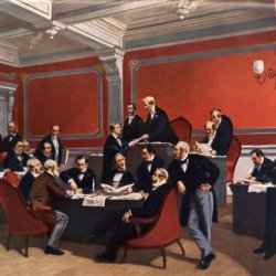 Unterzeichnung der Genfer Konvention