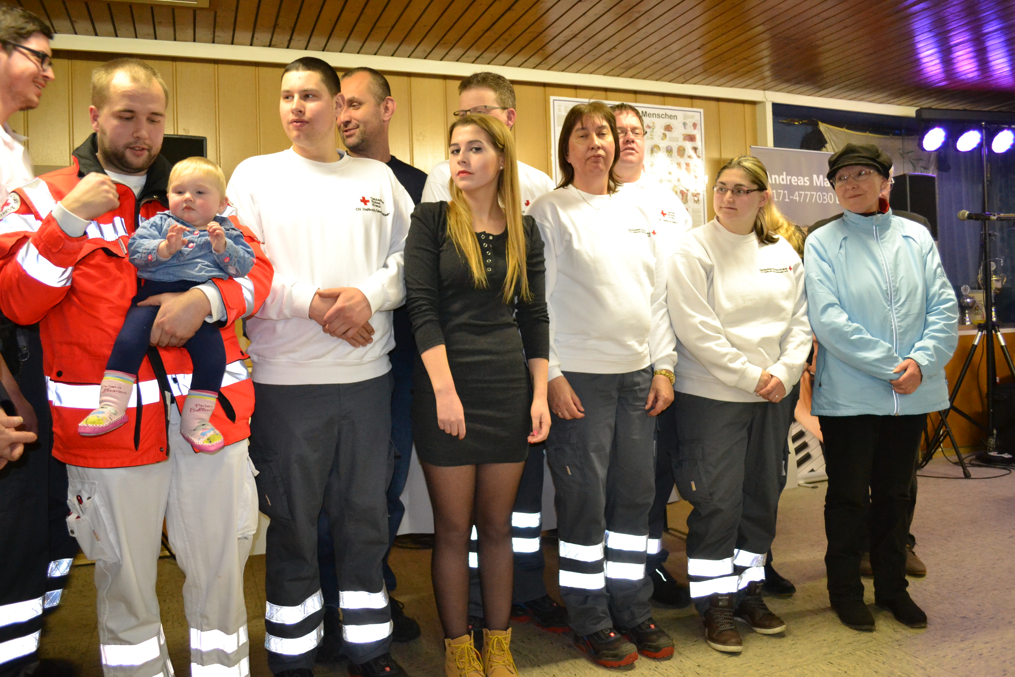 Die "Neuen" beim DRK Haßloch-Meckenheim.
